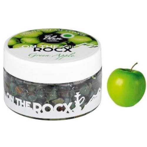 Pietre aromate pentru narghilea cu aroma de mere verzi marca On The ROCX Green Apple